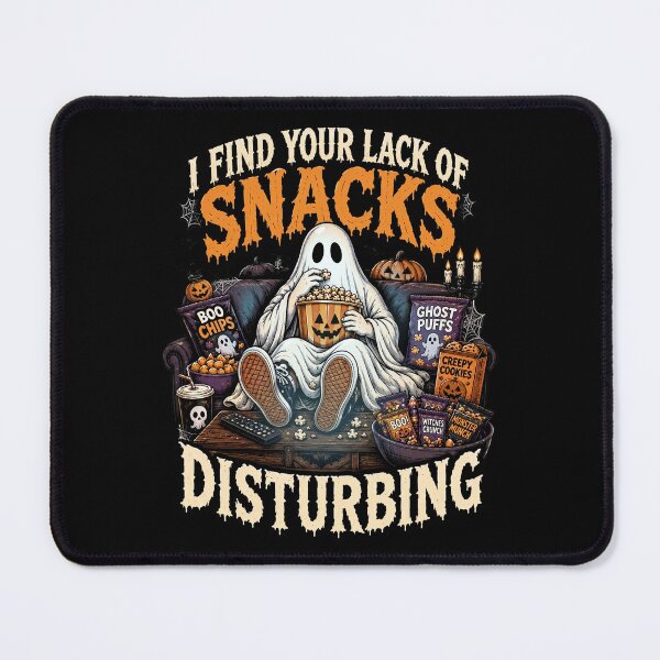 Item preview, I Find Your Lack of Snacks Disturbing Funny Ghost Halloween designed and sold by J-Style-Design.