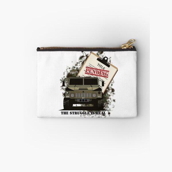Item preview, The Struggle Is Real – Title Pending Tee | Off-Road Vehicle Humor Design designed and sold by SIGNAL & BLOOM.