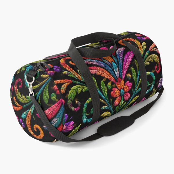 Item preview, Mexican Folk Floral Art | Colorful Traditional Textile Pattern designed and sold by BrainCurves.