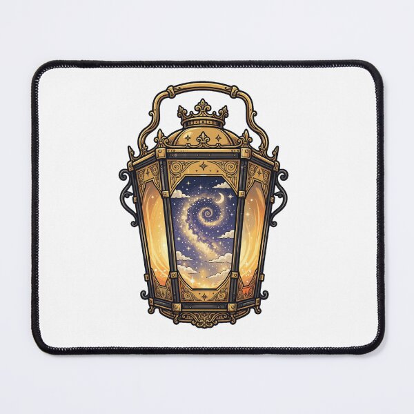 Item preview, Lantern Holding The Sky - Fantasy Galaxy Night Sky designed and sold by Luminebo.