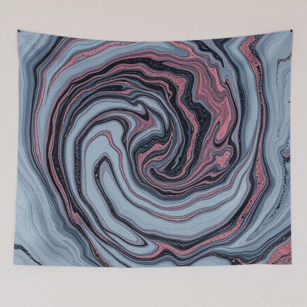 Item preview, Blue Mauve Marble Vortex Swirl designed and sold by IntelliMindDesigns.