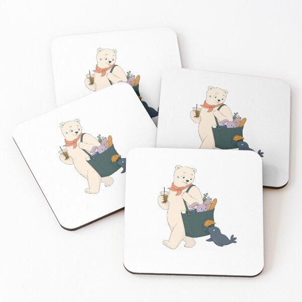 Item preview, Polar Bear Commuter with Bunny and Seal designed and sold by LazyPaw Design.