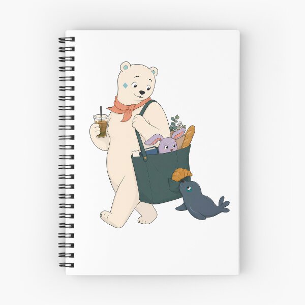 Item preview, Polar Bear Commuter with Bunny and Seal designed and sold by LazyPaw Design.