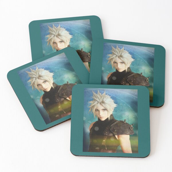 Aperçu de l'œuvre Cloud Strife // FFVII // Peinture numérique par Slothqueen créée et vendue par SlothQueenCo.