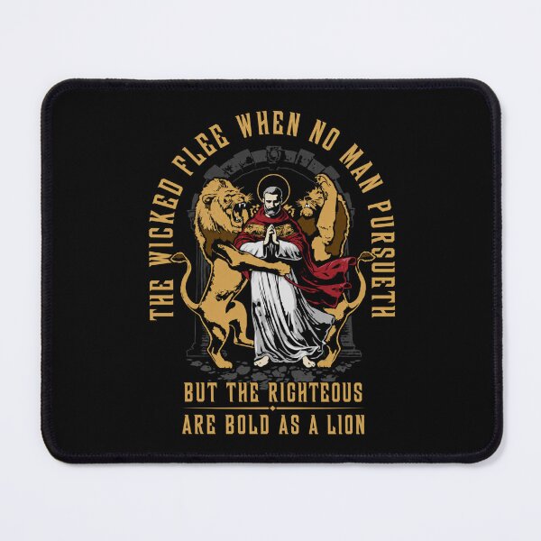 Item preview, The Righteous Are Bold as a Lion | Proverbs 28:1 designed and sold by Christian by Grace.