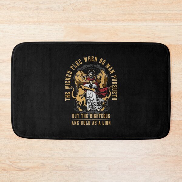 Item preview, The Righteous Are Bold as a Lion | Proverbs 28:1 designed and sold by Christian by Grace.