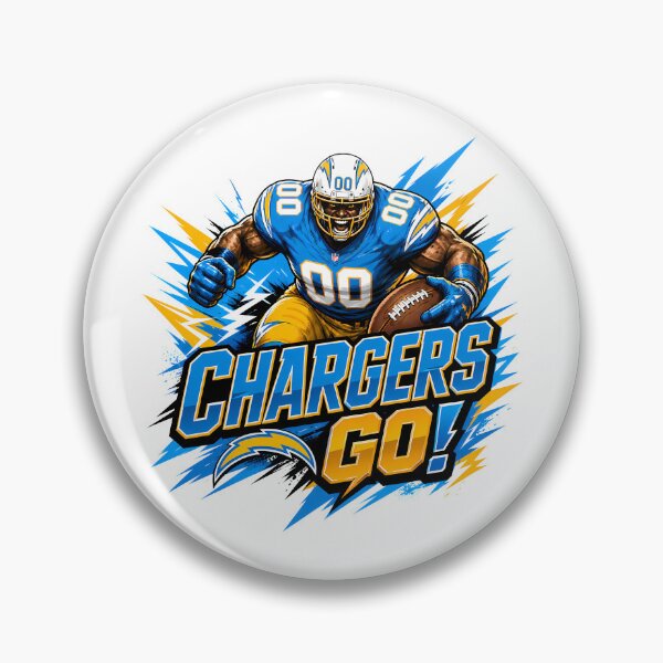 Item preview, Bolts Go! Los Angeles Chargers Football Fan #0135 designed and sold by GLUVY-THEME.
