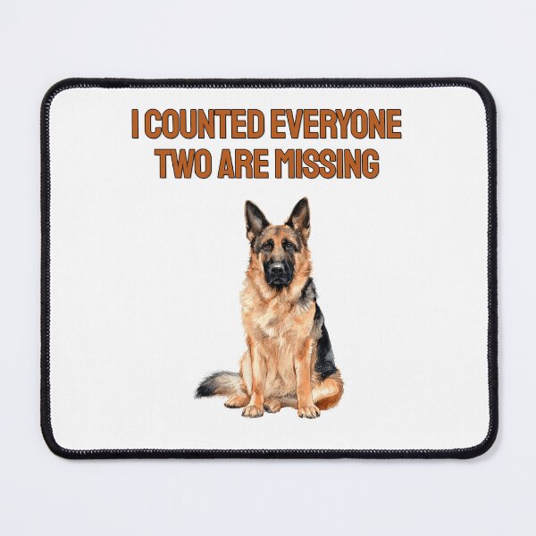 Item preview, Herding German Shepherd Head Count Watercolour Sarcastic designed and sold by NatureUnleashed.