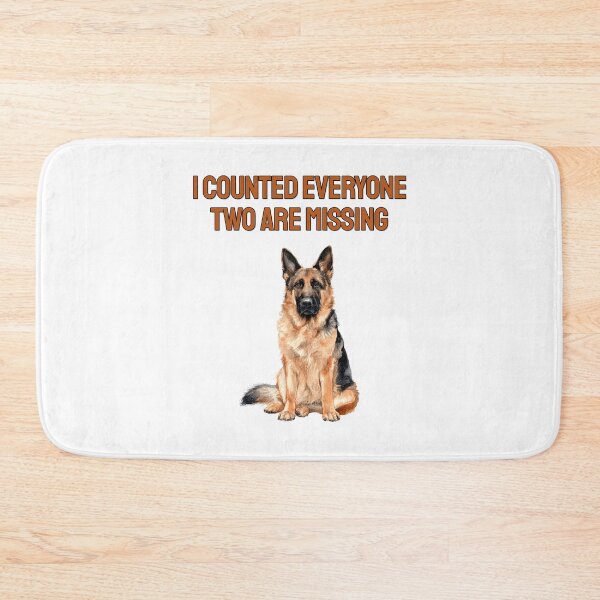 Item preview, Herding German Shepherd Head Count Watercolour Sarcastic designed and sold by NatureUnleashed.