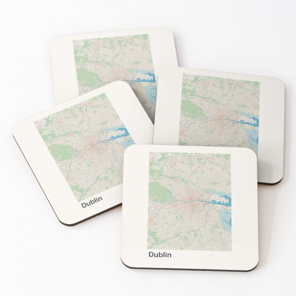 Item preview, Dublin Minimalistic Map Art designed and sold by MapsNerd.