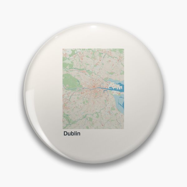 Item preview, Dublin Minimalistic Map Art designed and sold by MapsNerd.