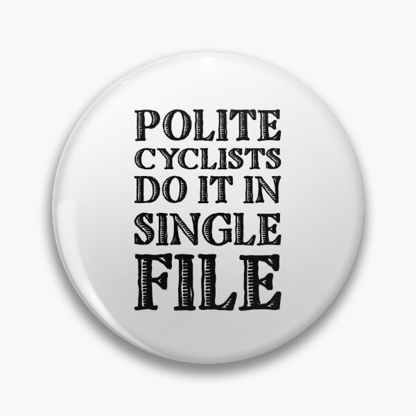 Item preview, A polite reminder to less than considerate cyclists (version 1) designed and sold by LazloWoodbine.