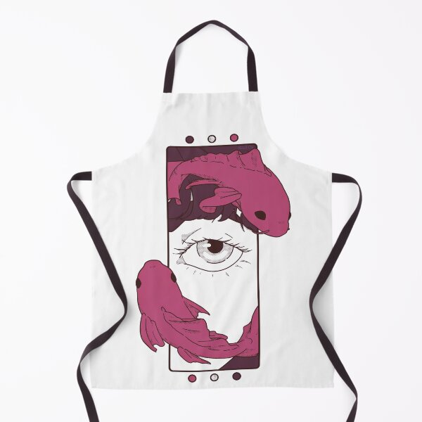 Item preview, Eye and Koi fish -Purple/Violet- illustration - Comic style designed and sold by Houst-cn.