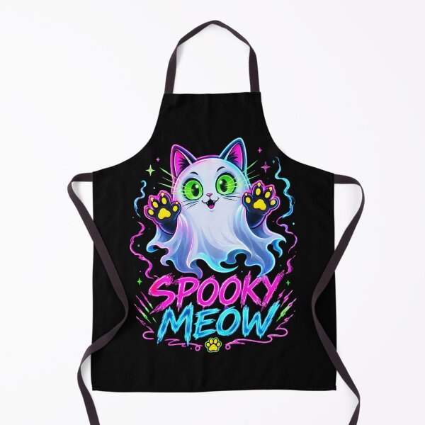 Item preview, Spooky Meow Trippy Neon Cat Blacklight Halloween designed and sold by Retro Whiskers.
