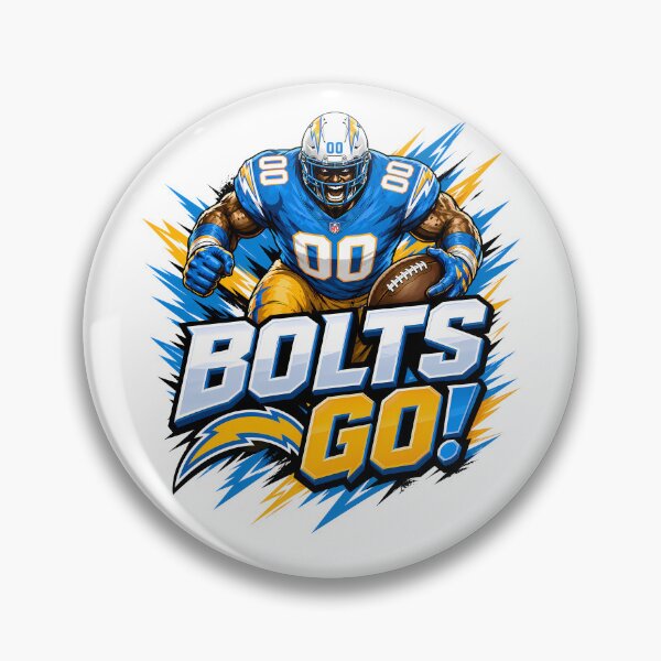 Item preview, Bolts Go! Los Angeles Chargers Football Fan #0135 designed and sold by GLUVY-THEME.
