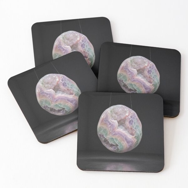 Item preview, Pastel Geode Sphere Gallery Sculpture designed and sold by IntelliMindDesigns.