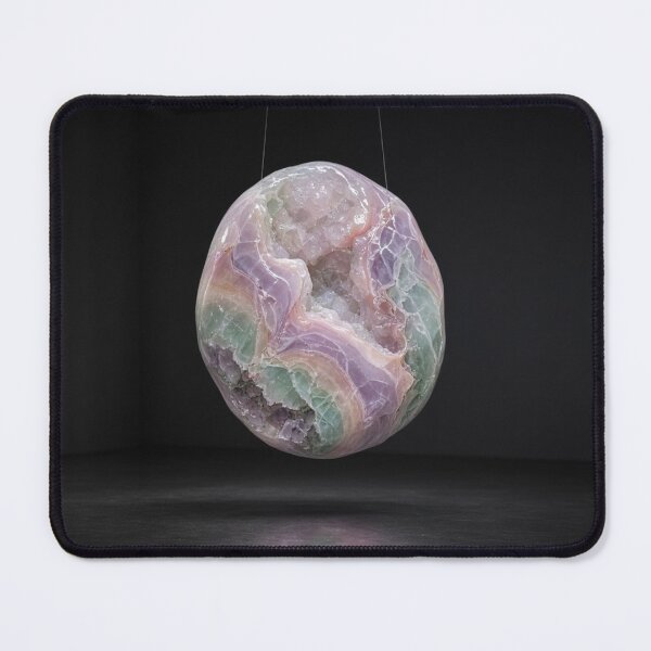 Item preview, Pastel Geode Sphere Gallery Sculpture designed and sold by IntelliMindDesigns.