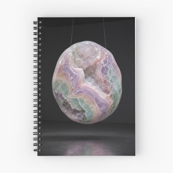 Item preview, Pastel Geode Sphere Gallery Sculpture designed and sold by IntelliMindDesigns.