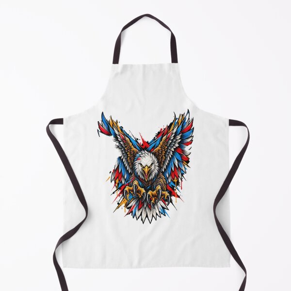 Item preview, Fierce American Eagle Talons Out Graffiti Splatter Art designed and sold by shemodas.