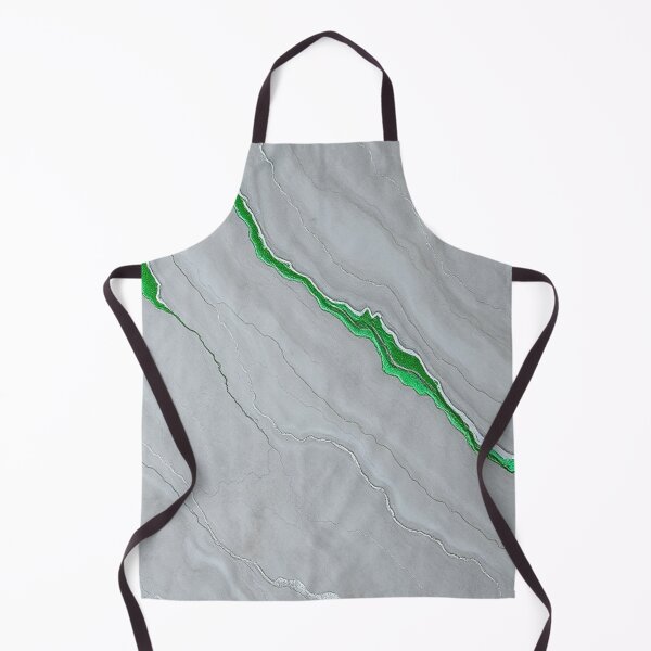 Item preview, Ivory Marble Lime Green Vein designed and sold by IntelliMindDesigns.
