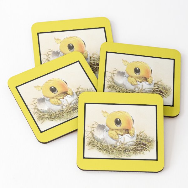 Item preview, Cutie Chocobo I // Final Fantasy Easter Collection designed and sold by SlothQueenCo.
