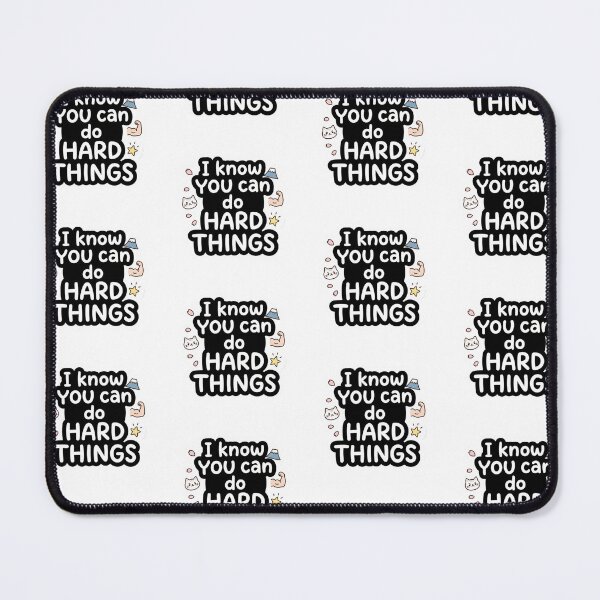 Item preview, Cute Japanese Aesthetic "You Can Do Hard Things" Motivational Sticker, Kawaii Encouragement & Positivity Gift designed and sold by ORI-ginal Weirdos: The Weirdly Wonderful Crew.
