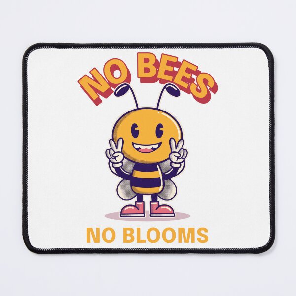 Item preview, No Bees No Blooms designed and sold by WallyThreads.