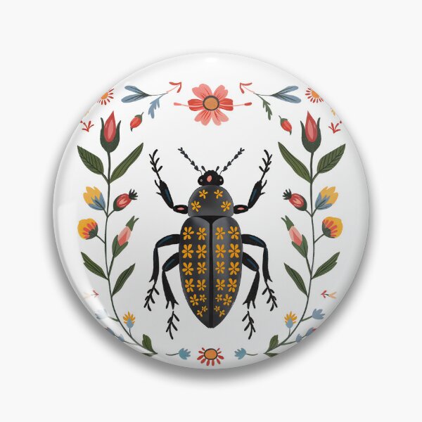 Item preview, Floral Beetle Bug designed and sold by xiao xuans.