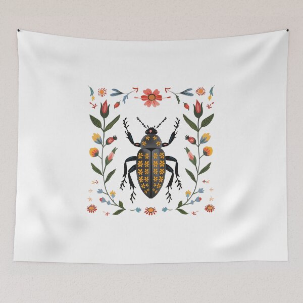 Item preview, Floral Beetle Bug designed and sold by xiao xuans.