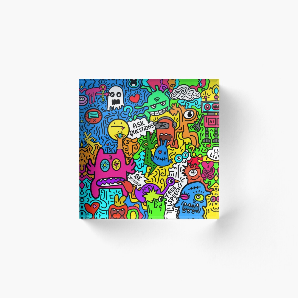 Item preview, Acrylic Block designed and sold by bitpopart.