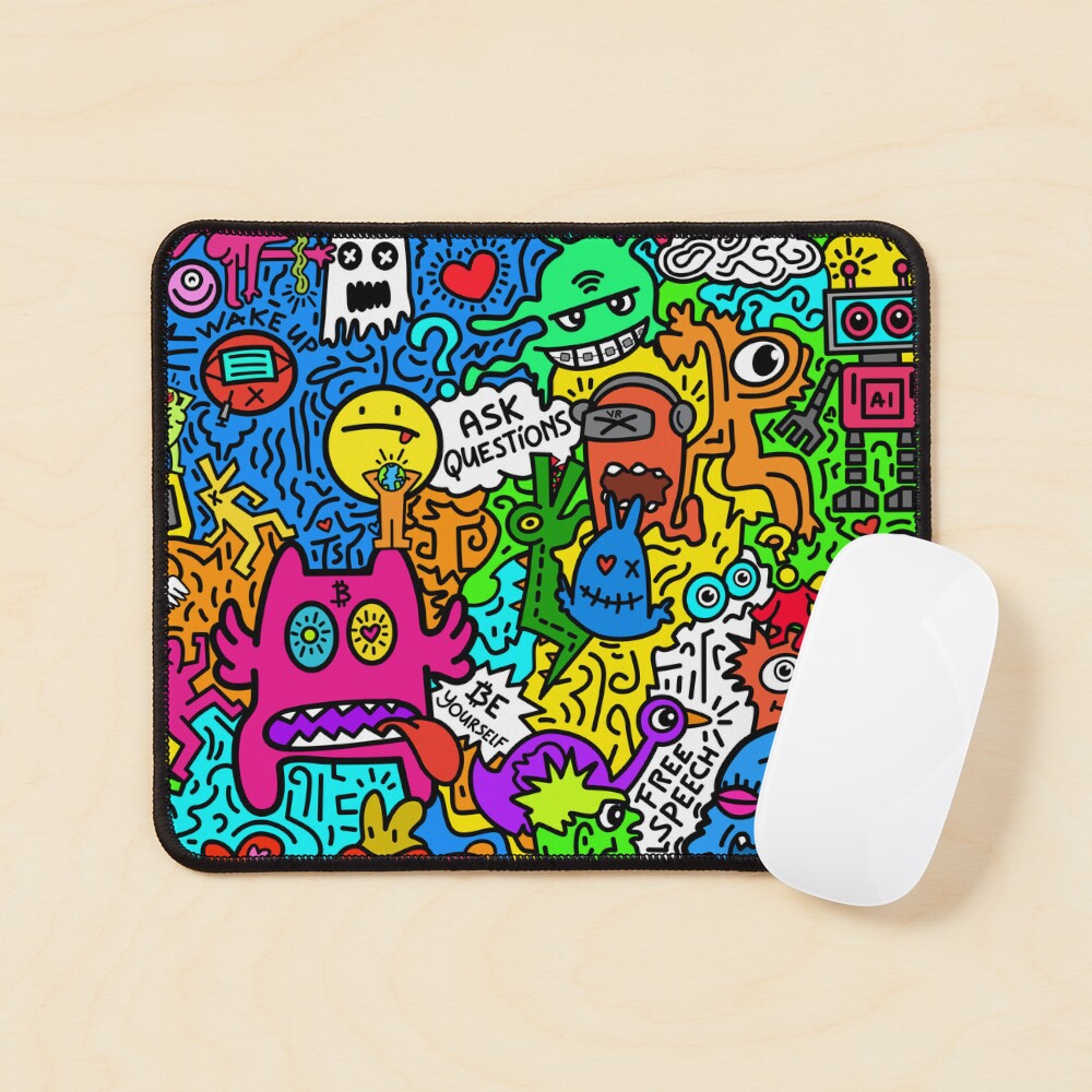 Item preview, Mouse Pad designed and sold by bitpopart.