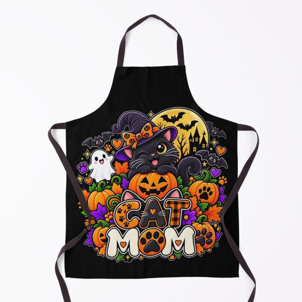 Item preview, Cat Mom Halloween Cat Mom Gift Cute Spooky Style designed and sold by Corvoria.