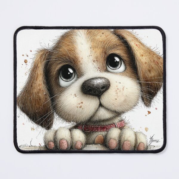 Item preview, Adorable, cute puppy caricature designed and sold by dcrc.
