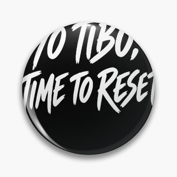 Item preview, Yo Tibo, Time to Reset — Minimal Typography T-Shirt designed and sold by diff-official.