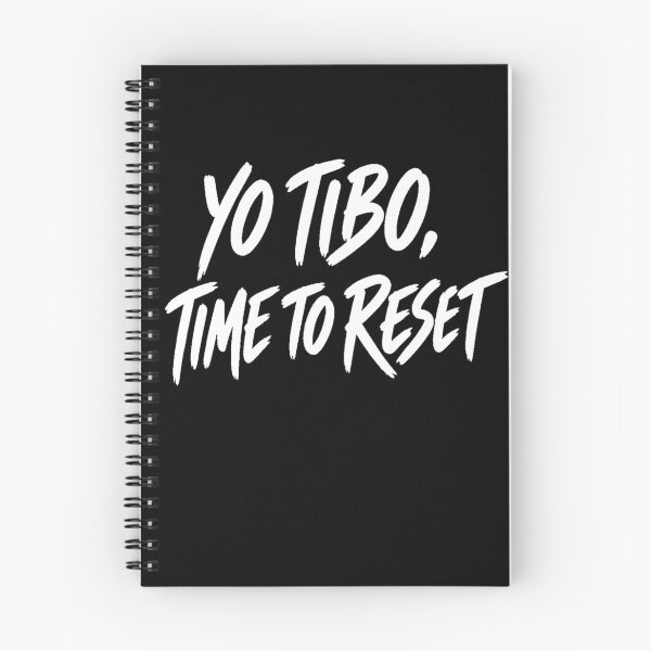 Item preview, Yo Tibo, Time to Reset — Minimal Typography T-Shirt designed and sold by diff-official.