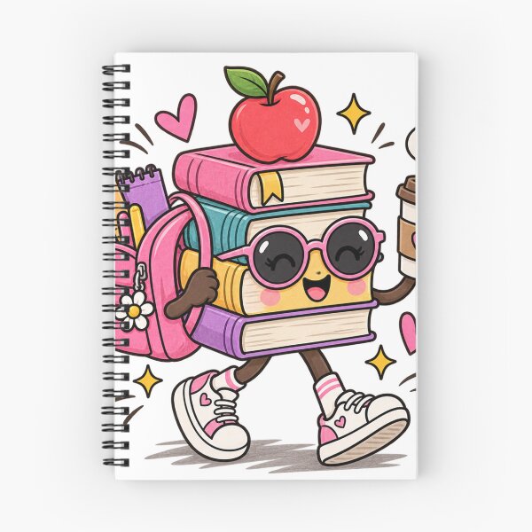Item preview, Cute Book Lover Teacher Back to School School Supplies Design designed and sold by LmonioressXxx.