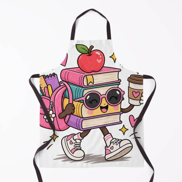 Item preview, Cute Book Lover Teacher Back to School School Supplies Design designed and sold by LmonioressXxx.
