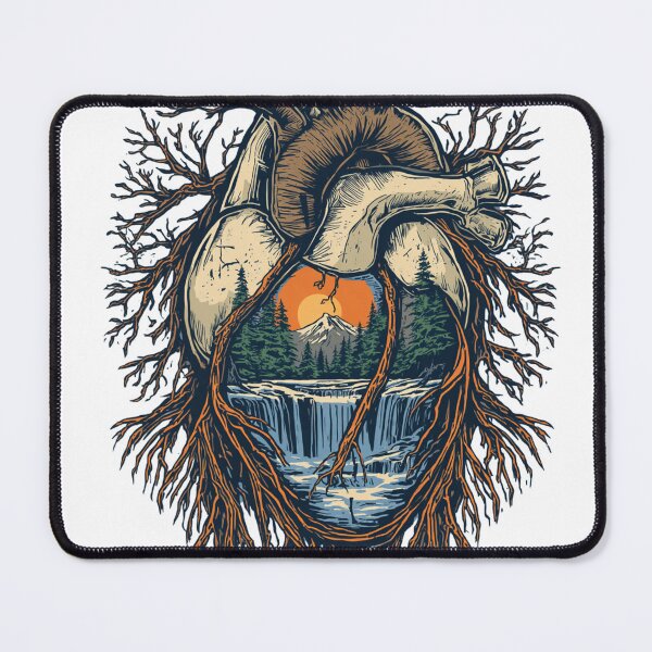 Item preview, Anatomical Heart Mountain Forest designed and sold by muhammadkhafidh.