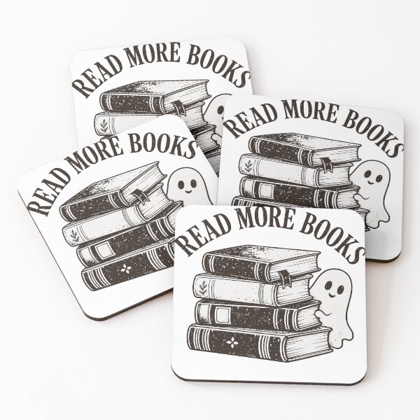 Item preview, Read More Books Halloween Ghost Stack designed and sold by Foodlore.