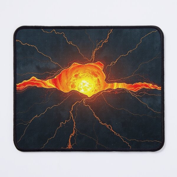 Item preview, Gold Core Cracked Stone Burst designed and sold by IntelliMindDesigns.
