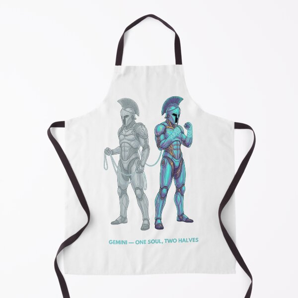 Item preview, Gemini — One Soul, Two Halves — Cyber Twins Zodiac designed and sold by CalmFrameArt.