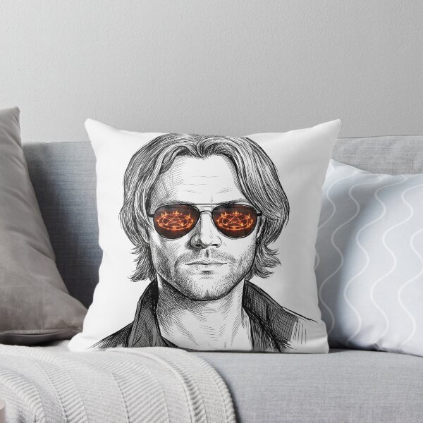 Item preview, Sam Winchester Fiery Devil's Trap Reflection designed and sold by Bad-Decisions-Designs.
