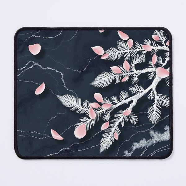 Item preview, Silver Fern Frost Dark Marble designed and sold by IntelliMindDesigns.