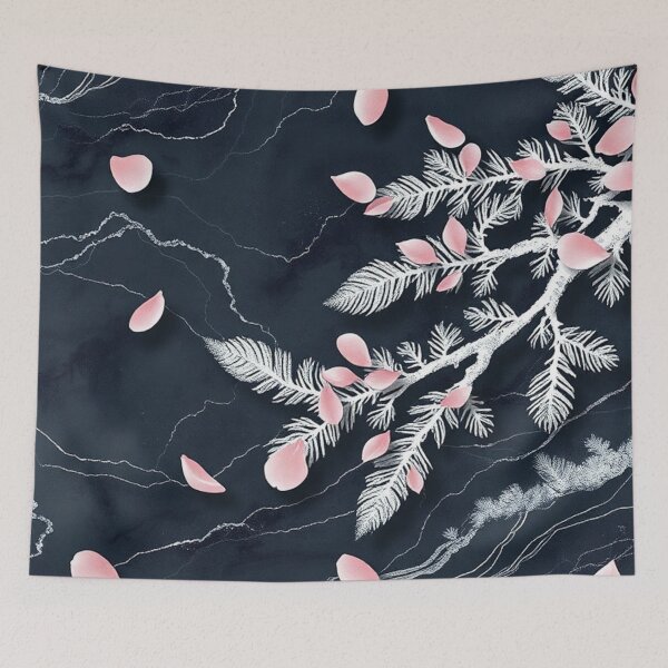Item preview, Silver Fern Frost Dark Marble designed and sold by IntelliMindDesigns.