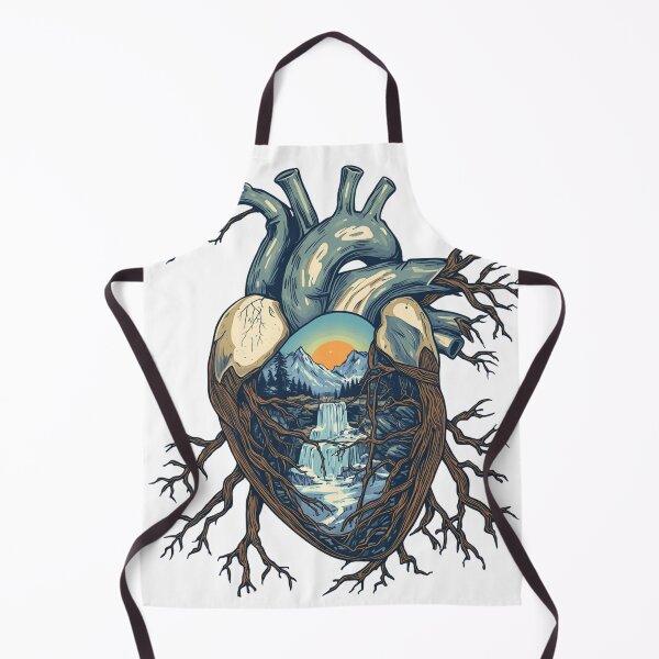 Item preview, Anatomical Heart Waterfall Nature designed and sold by muhammadkhafidh.