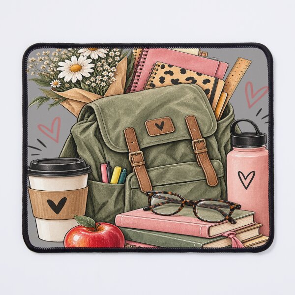 Item preview, Teacher Back to School Essentials Watercolor School Supplies Design designed and sold by LmonioressXxx.