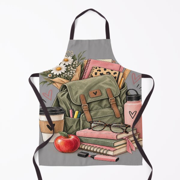 Item preview, Teacher Back to School Essentials Watercolor School Supplies Design designed and sold by LmonioressXxx.