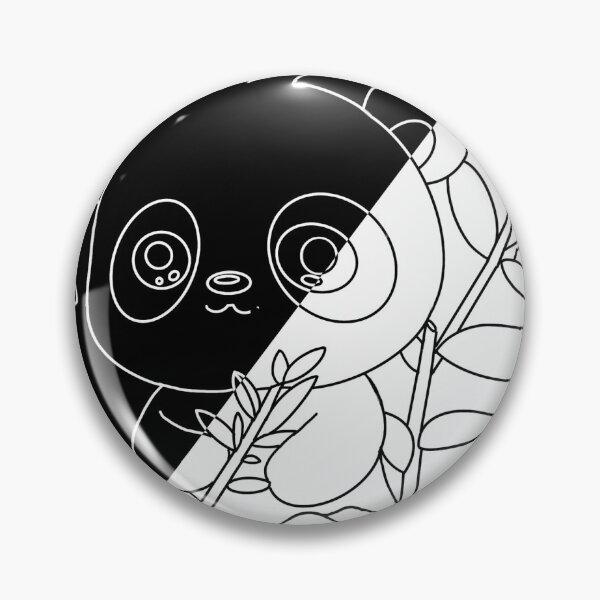 Item preview, Black and White Panda - Two-Tone Contrast designed and sold by LeRefugedEden.