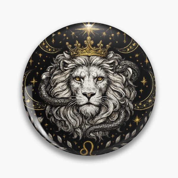 Item preview, Lion zodiac sign - "Dark Academia" graphic style designed and sold by Dany and Dom.