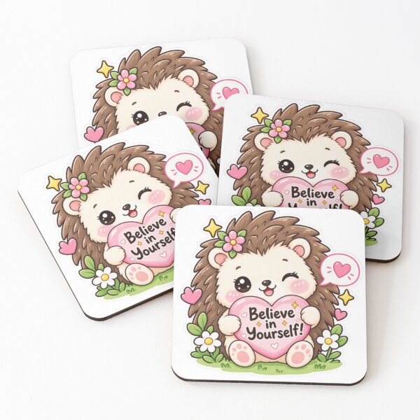 Artikelvorschau, Niedlicher Kawaii-Igel-Aufkleber entworfen und verkauft von Vegasstickers.